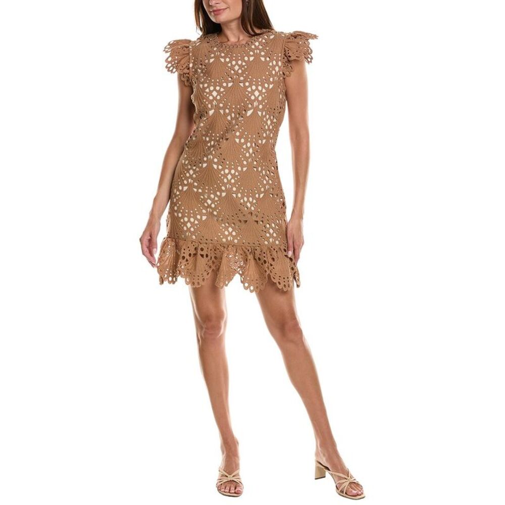 Layered With Love Womens Embellished Mini Dress